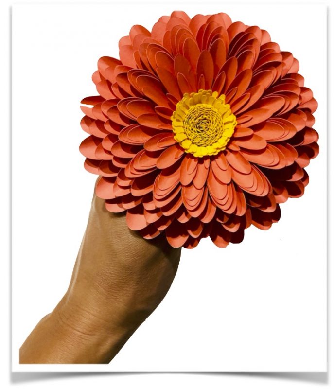 Gerbera di carta