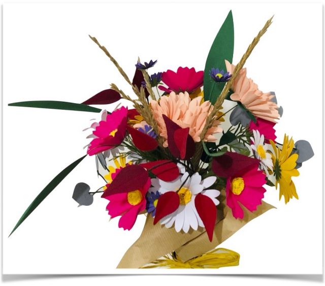 Fiori Misti di campo - piegare la carta