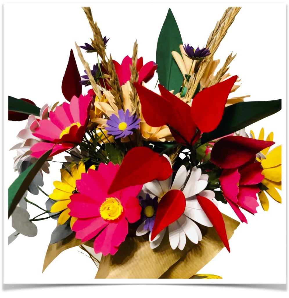 Fiori Misti di campo - piegare la carta